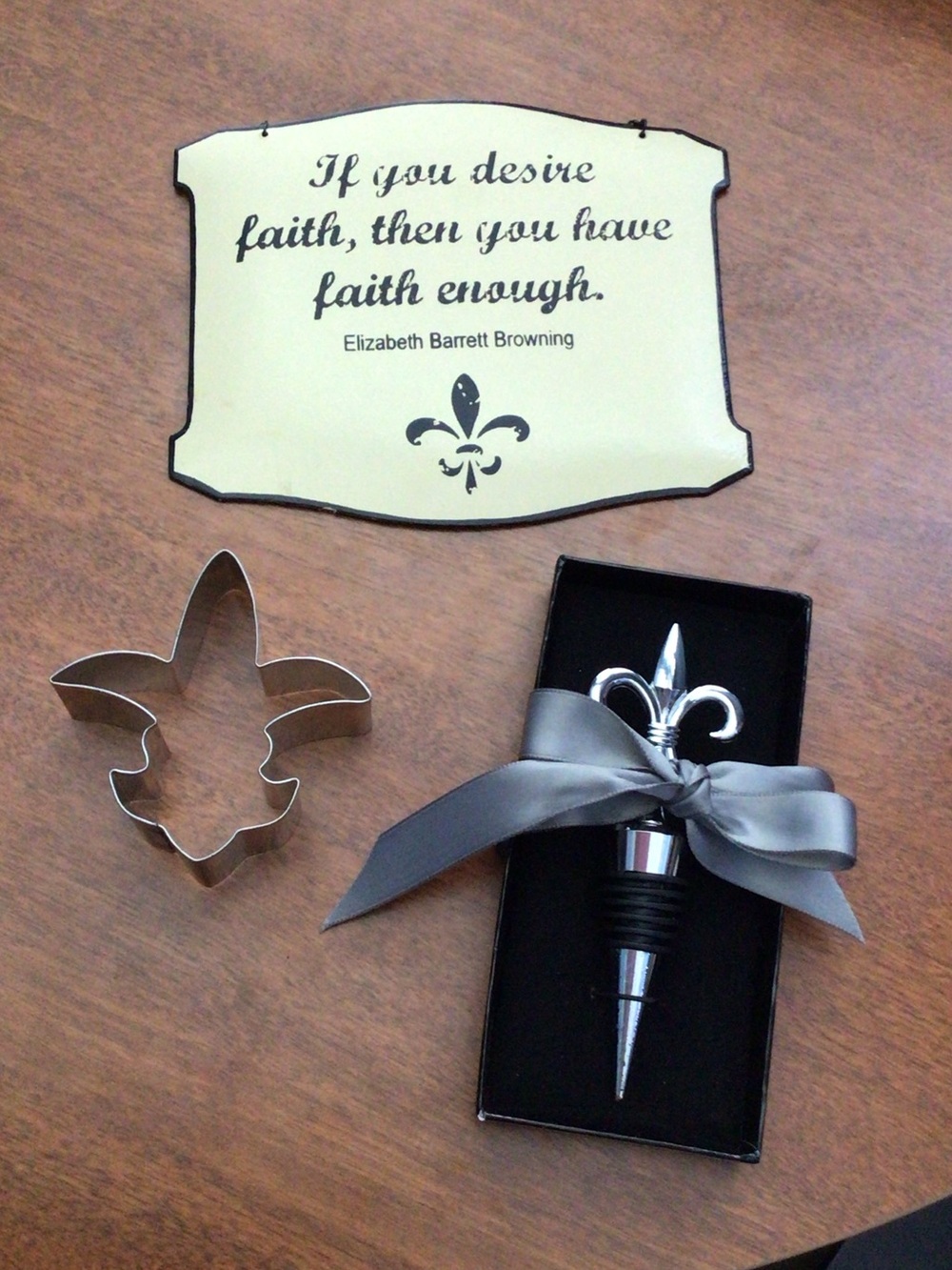 Fleur de lis gift set